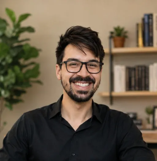 Rafael Silva em seu consultório